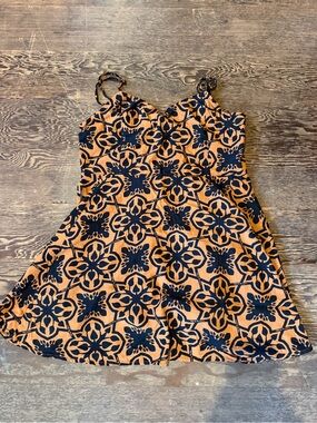 Women's Mini Dress with Anthurium Quilt Print